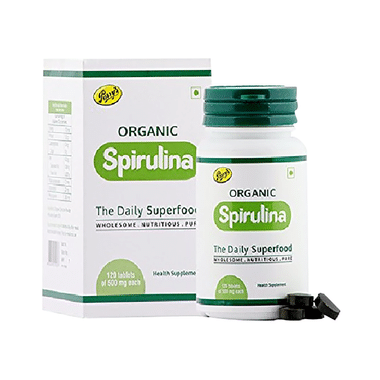 Parry's Organic Spirulina 500mg Tablet