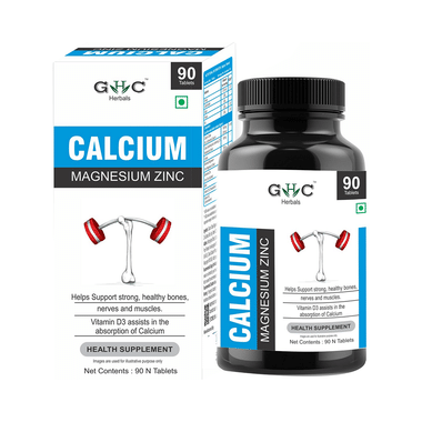 GHC Herbals Calcium Magnesium Zinc Tablet