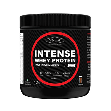 Sinew Nutrition Intense Whey Protein For Beginners With Digestive Enzymes Chocolate
