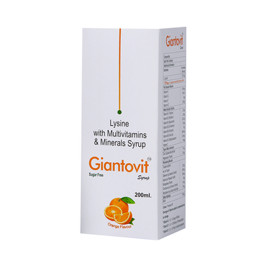 Giantovit Syrup Orange Sugar Free