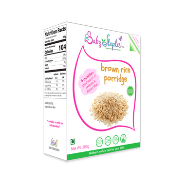 Baby Staples Organic Brown Rice Porridge