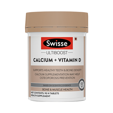 Swisse Ultiboost Calcium + Vitamin D Tablet For Stronger Bones & Muscle Health