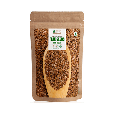 Bliss Of Earth Certified Organic Flax Seeds Raw (Alsi)