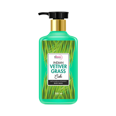 St.Botanica Indian Vetiver Grass Cooler With Shea & Vitamin E Body Wash