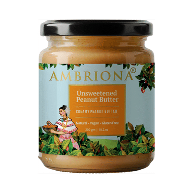 Ambriona Unsweetened Creamy Peanut Butter