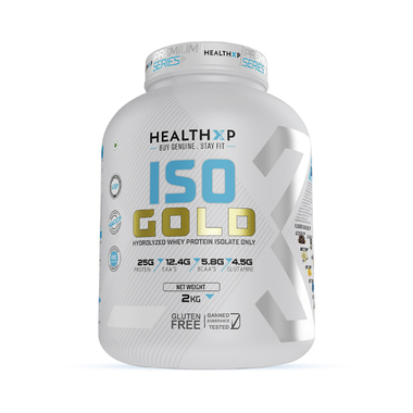 HealthXP Iso Gold Whey Protein Isolate Cafe Brazil