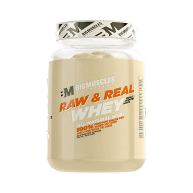 Big  Muscles Raw & Real Whey Protein Powder