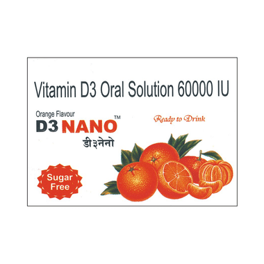 D3 Nano Ready To Drink Oral Solution Orange Sugar Free