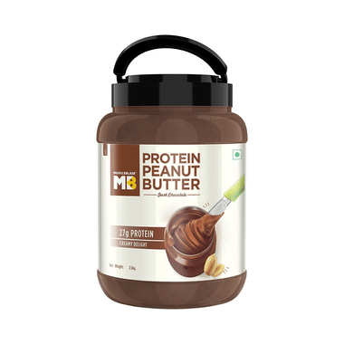 MuscleBlaze MB Fit Protein Peanut + Whey Butter Dark Chocolate