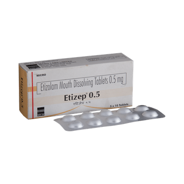 Etizep 0.5 Tablet MD