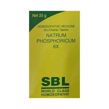 SBL Natrum Phosphoricum Biochemic Tablet 6X