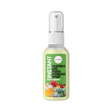 Green Brrew Instant Vegetable And Fruits Sterilizer Spray (60ml Each)