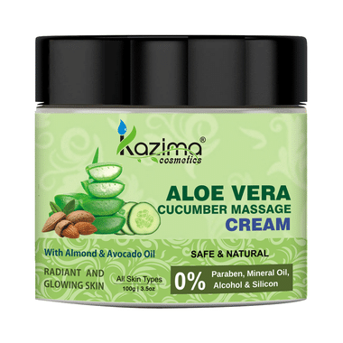 Kazima Cosmetics Aloe Vera Cucumber Massage Cream