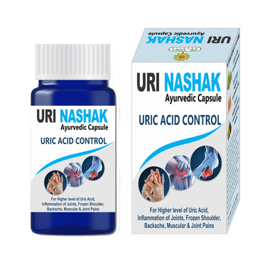 Dr. Asma Uri Nashak Uric Acid Control Ayurvedic Capsule