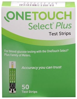 OneTouch Select Plus Test Strip (Only Strips) Green