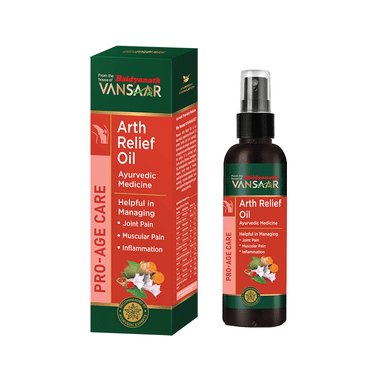 Vansaar Arth Relief Oil| Ayurvedic Joint & Muscle Pain Relief Oil