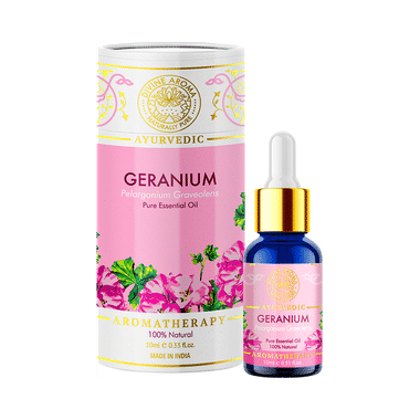 Divine Aroma Ayurvedic 100% Natural Pure Essential Oil Geranium