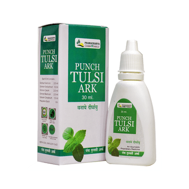 Pranacharya Green Shield Punch Tulsi Ark (30ml Each)