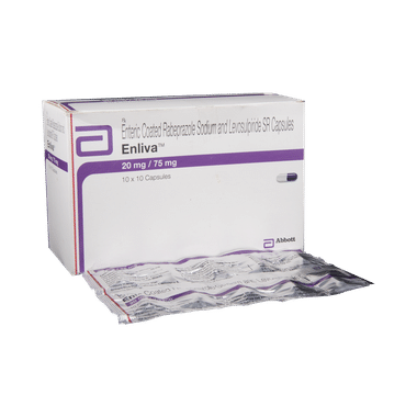 Enliva 20mg/75mg Capsule SR