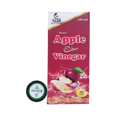 Shri Nath Apple Cider Vinegar With Aloe Vera Gel 10gm Free