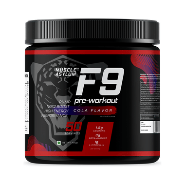 Muscle Asylum F9 Pre-Workout Cola