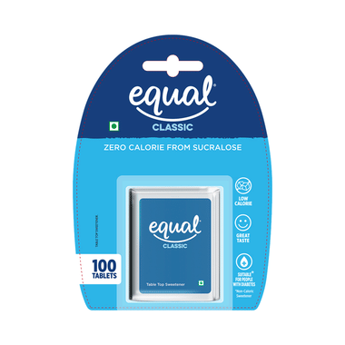 Equal Classic Zero Calorie From Sucralose Tablet (100 Each)