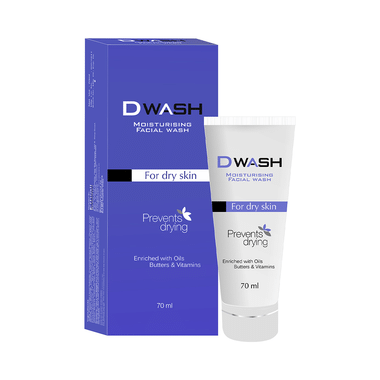 DWash Moisturising Facial Wash | Prevents Skin Drying | For Dry Skin