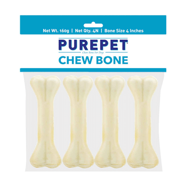 Purepet Chew Bone For Dogs 4inch