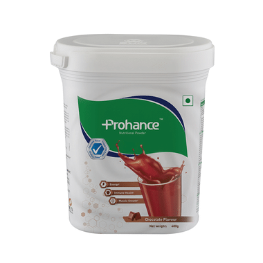 Prohance Complete Nutritional Drink For Energy, Muscle Growth & Immunity | Flavour Powder Chocolate