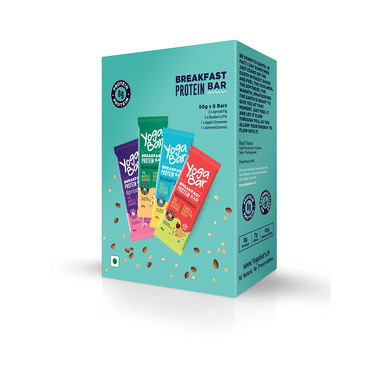 Yoga Bar Breakfast Protein Bar For Nutrition | Flavour Variety Pack Of 6