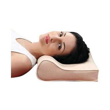 Medtrix Cervical Pillow Spondylosis Neck And Back Pain Support Universal Beige Premium