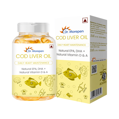 Dr. Morepen Cod Liver Oil Softgel