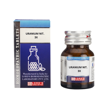 Lord's Uranium Nit Trituration Tablet 3X