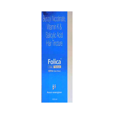 Folica Hair Tincture with  Benzyl Nicotinate, Vitamin K & Salicylic Acid