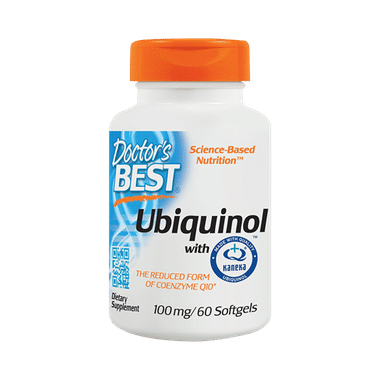 Doctor's Best Ubiquinol with Kaneka 100mg Softgel | Reduced Form of CoQ10