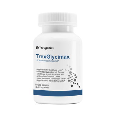 Trexgenics TrexGlycimax Diabetes Support Veg Capsules