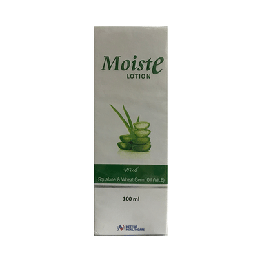 Moiste Lotion With Squalane & Wheat Germ Oil (Vitamin E)
