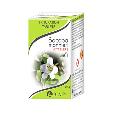 Bjain Bacopa Monnieri Trituration Tablet 1X