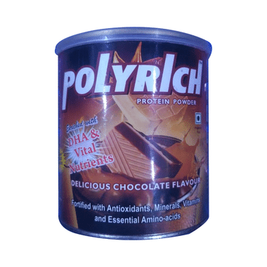 Polyrich Protein Powder With DHA, Vitamins & Minerals | Flavour Chocolate