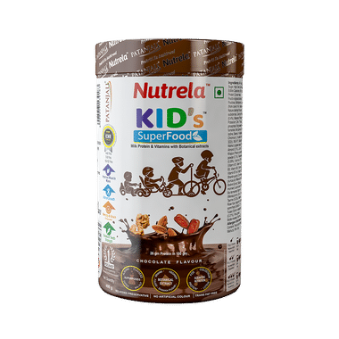 Patanjali Nutrela Kid's Superfood With Protein & Vitamins | Flavour Powder Chocolate