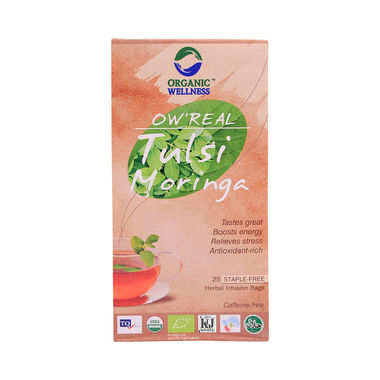 Organic Wellness OW' Real Tulsi Herbal Infusion Bags Moringa