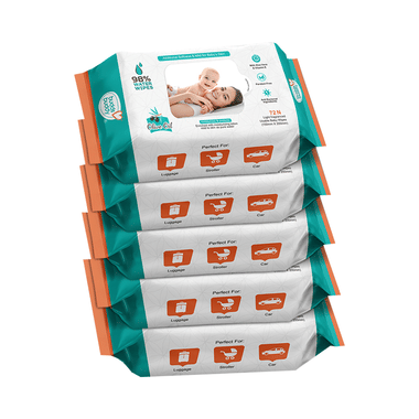 Buddsbuddy Olive Oil Light Fragranced Usable Baby Wipes (72 Each)