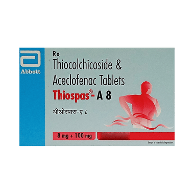 Thiospas-A 100mg/8mg Tablet