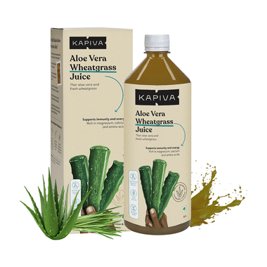 Kapiva Aloe Vera + Wheatgrass Juice