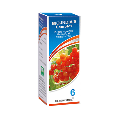 Bio India Complex 6 Menstrual Complaints Drop