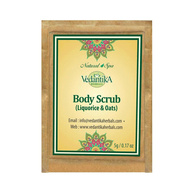 Vedantika Herbals Liquorice And Oats Body Scrub