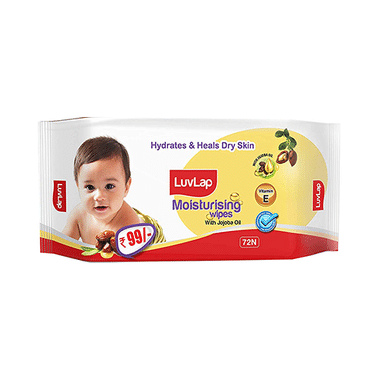 LuvLap Moisturising With Jojoba Oil Baby Wipes