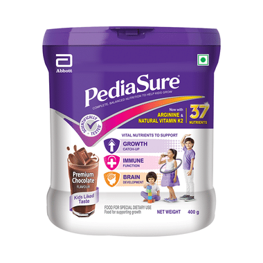 PediaSure Powder Scientifically Designed For Kids Growth Premium Chocolate