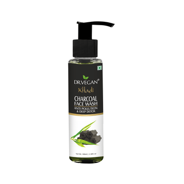 Dr. Vegan Khadi Charcoal Face Wash