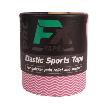 FX Pro Elastic Sports Tape (20 Precut) 10 Inch Pink